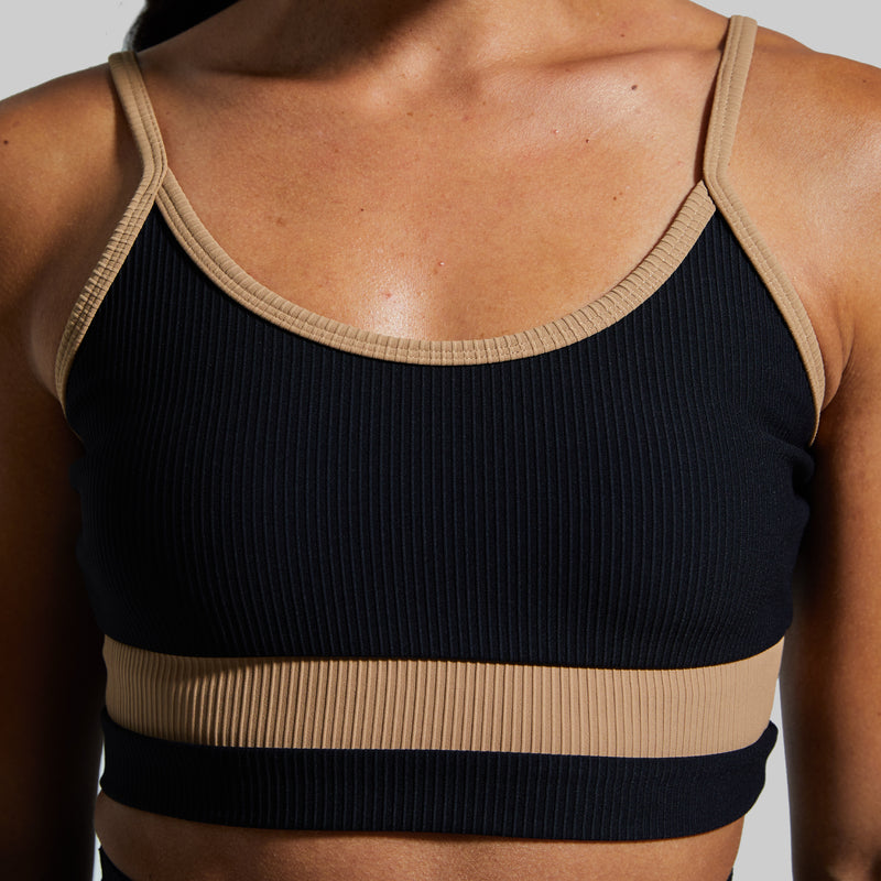 Out of Line Sports Bra (Tiger&