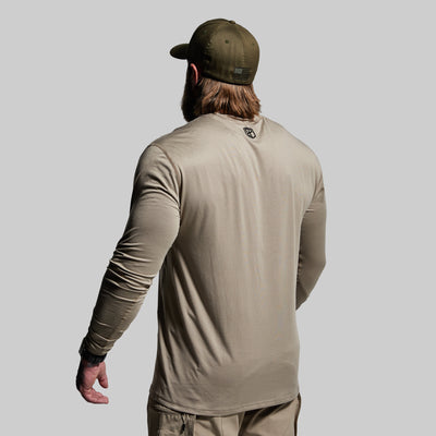 Long Sleeve Range Shirt Flag (Desert Tan)