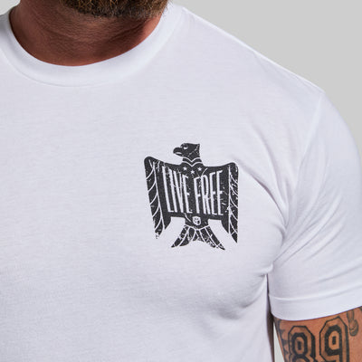 Live Free Tee (White)