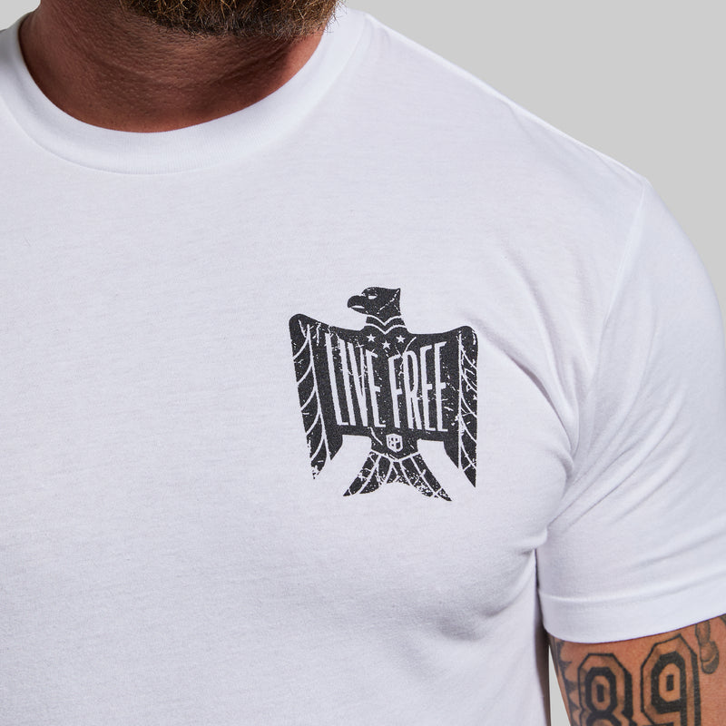 Live Free Tee (White)