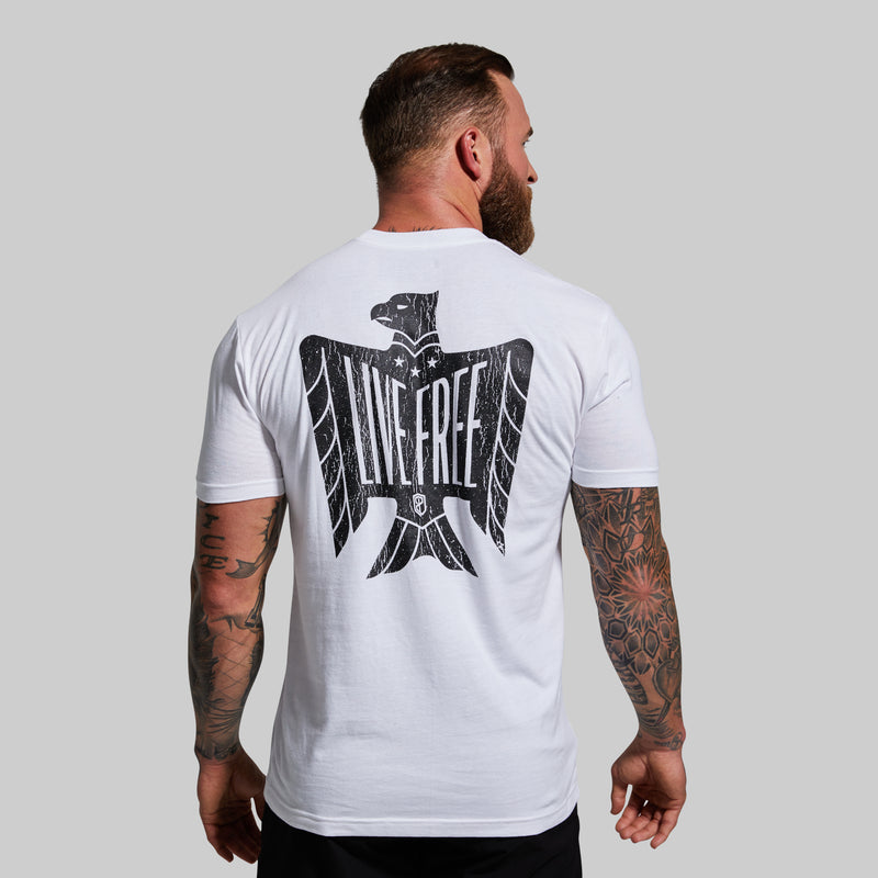 Live Free Tee (White)