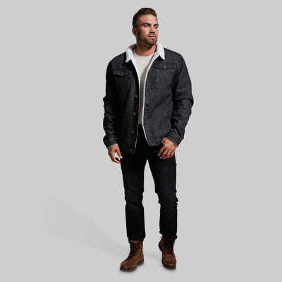 Men's Pioneer Jacket (Black Denim)