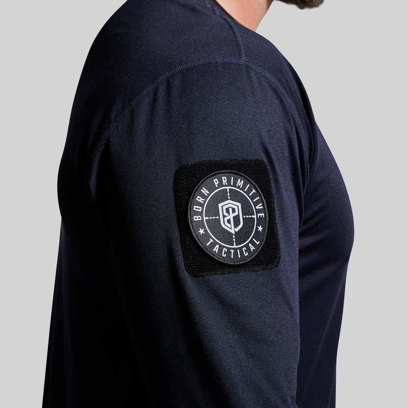 Long Sleeve Range Shirt (Police Blue-Velcro)