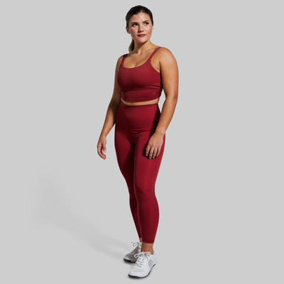 Don't Get It Twisted Sports Bra (Rhubarb)