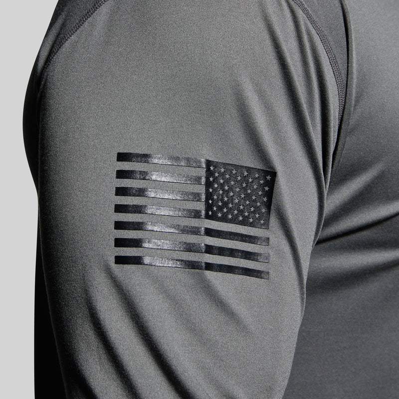 Long Sleeve Range Shirt Flag (Wolf Grey)