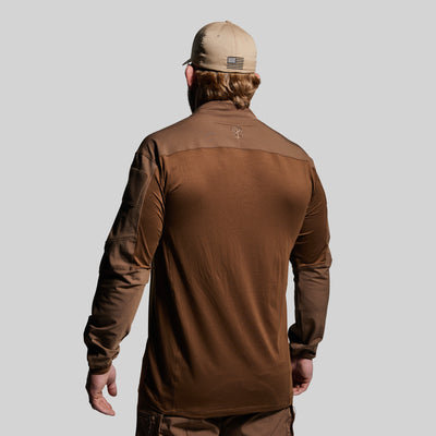 Long Sleeve Op Top (Coyote Brown)