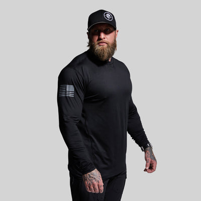 Long Sleeve Range Shirt Flag (Black)