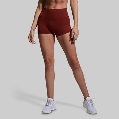 Your Go To Booty Short (Brick Red)