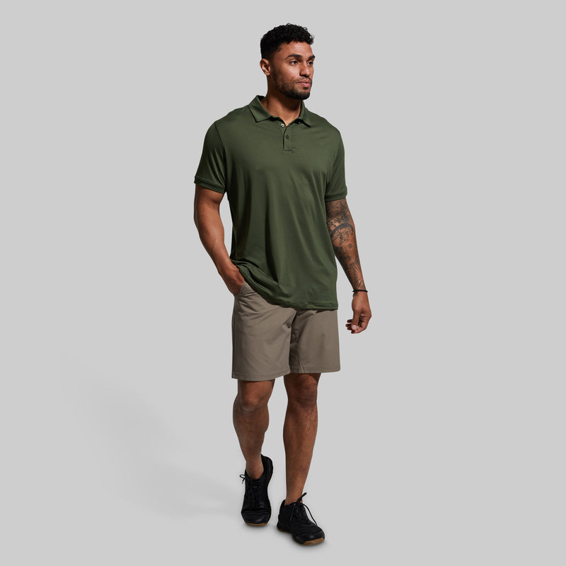 Athleisure Polo (Tactical Green)