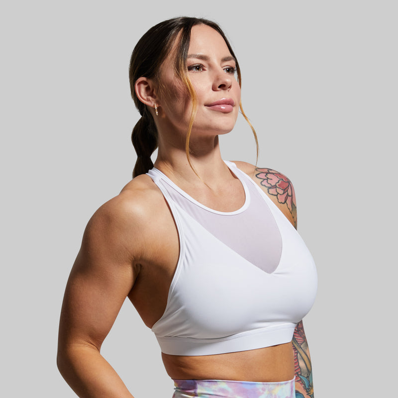 Shoots Sports Bra (White)