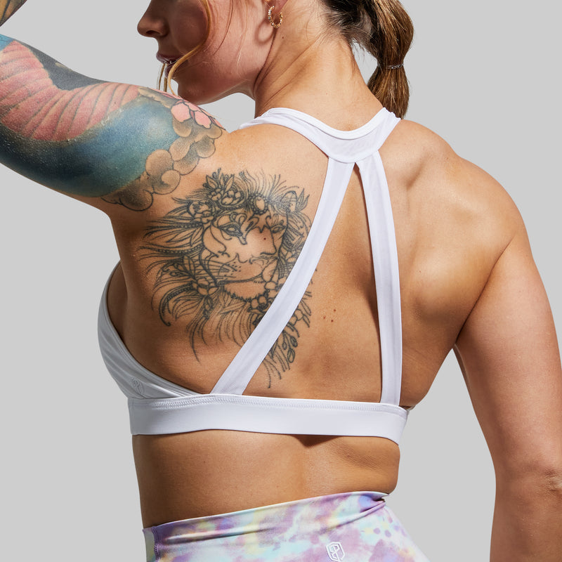 Shoots Sports Bra (White)