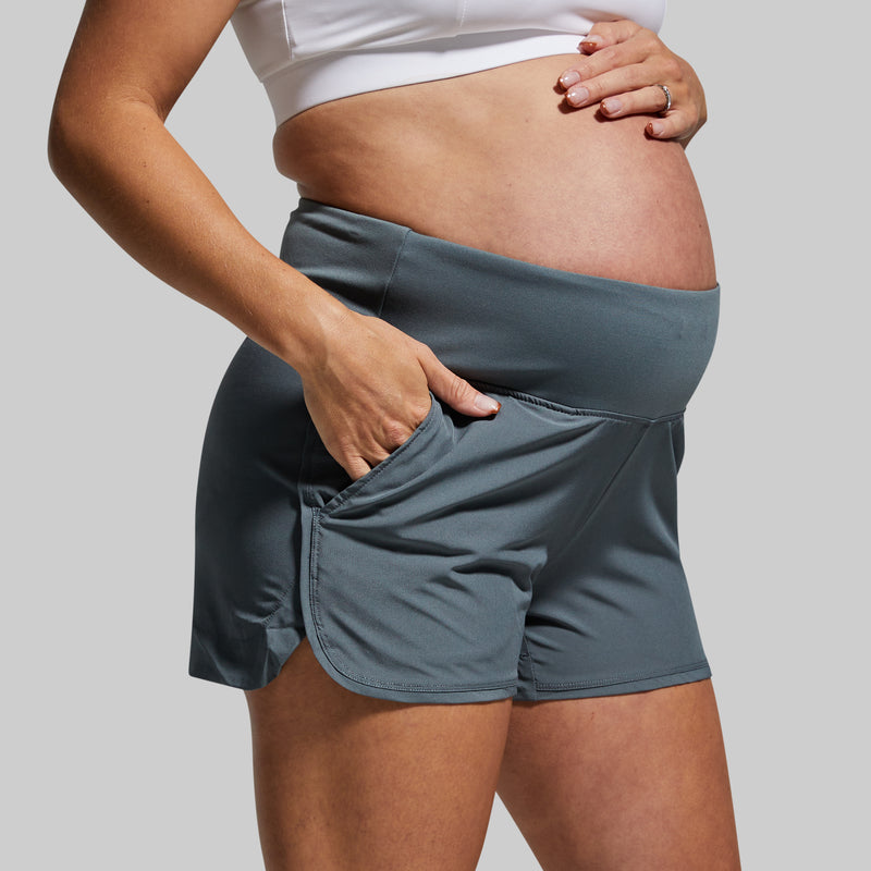 Maternity Short (Slate)