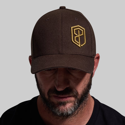 Logo FlexFit Hat (Brown)