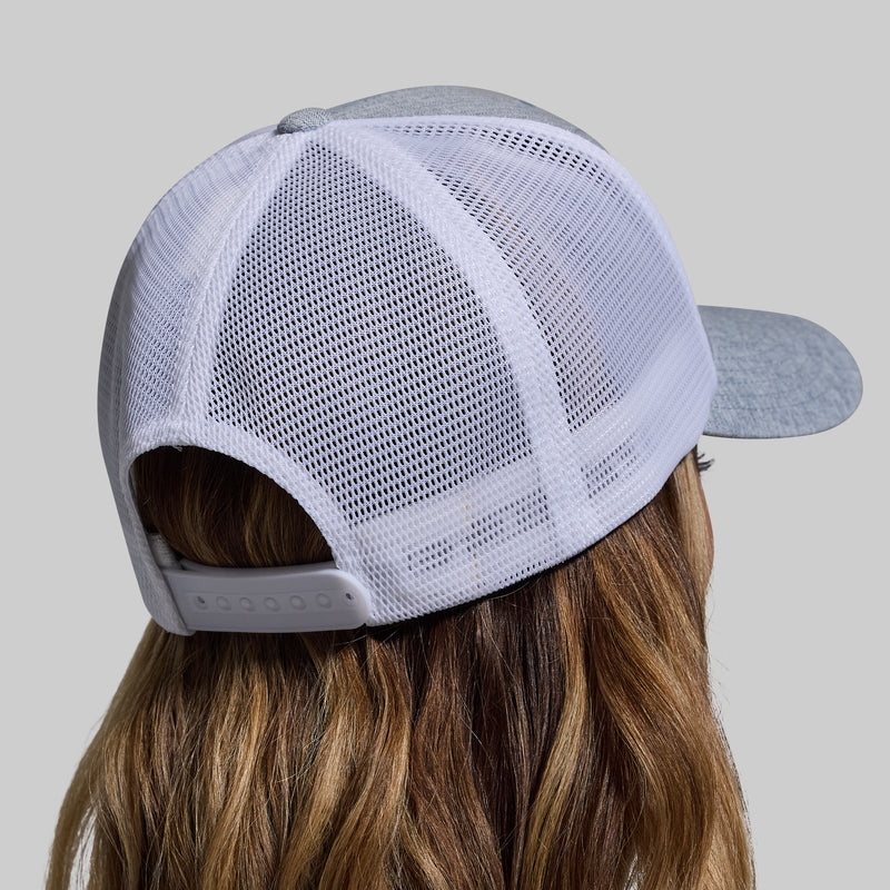 BP Two-Tone Trucker Hat (Silver/White)