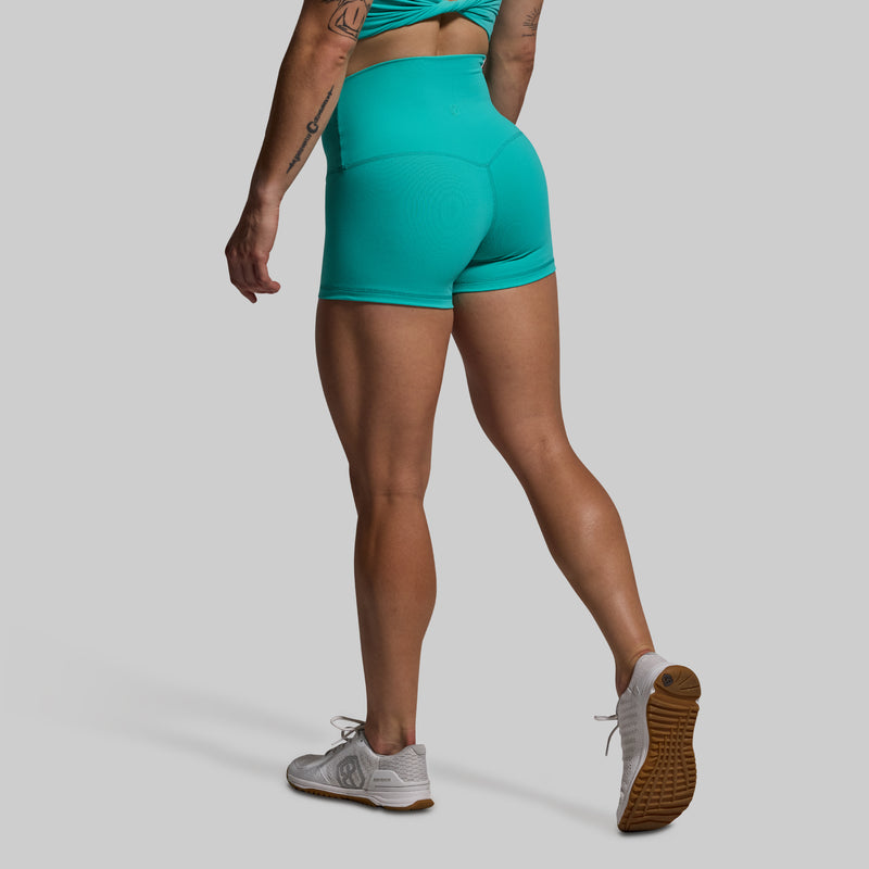 New Heights Booty Short (Turquoise)