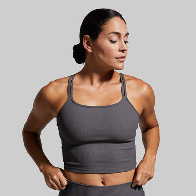 Limitless Sports Bra (Dark Grey)