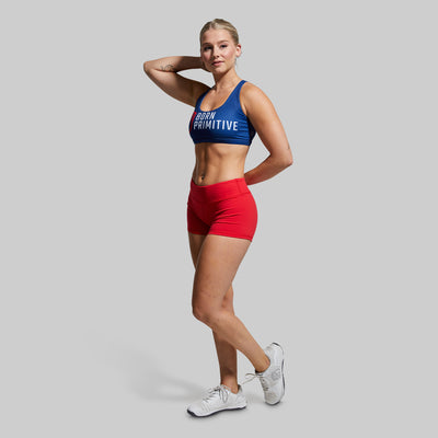 Vitality Sports Bra (Brand Strength-Navy)