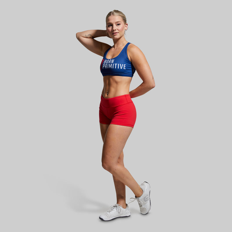 Vitality Sports Bra (Brand Strength-Navy)