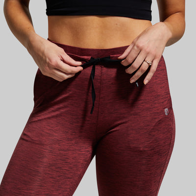 Women's Rest Day Athleisure Jogger (Maroon)