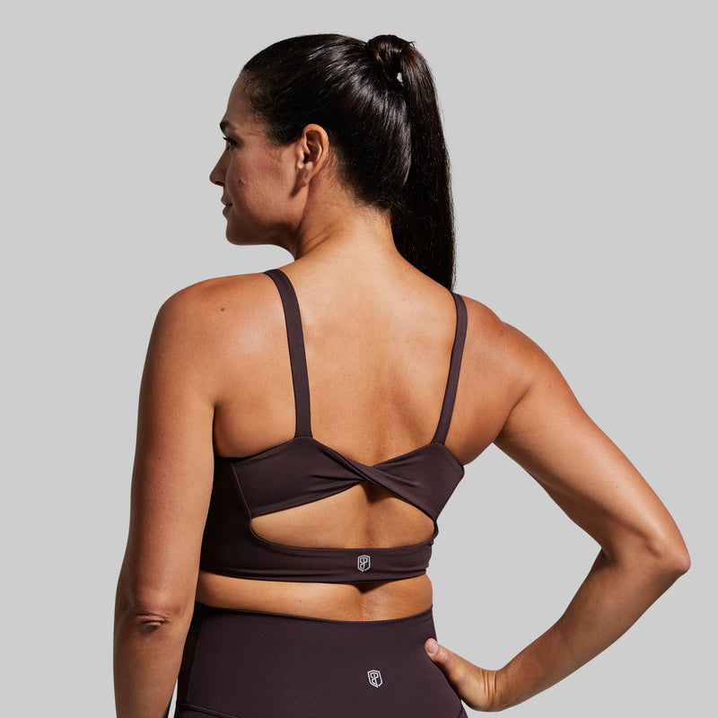 Your Go To Sports Bra (Deep Plum)