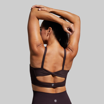 Your Go To Sports Bra (Deep Plum)