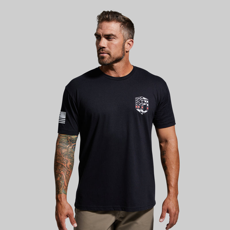 Honor the Fallen T-Shirt 2.0 (Thin Red Line Firefighter)