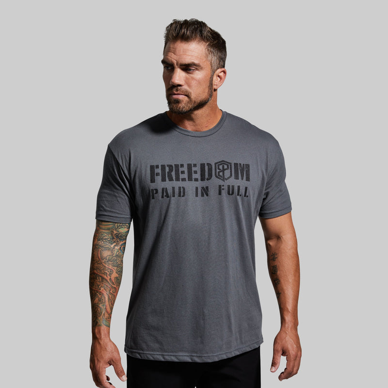 Freedom Paid In Full Tee (Heavy Metal)