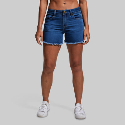 FLEX Stretchy Jean Short (Mid Wash)