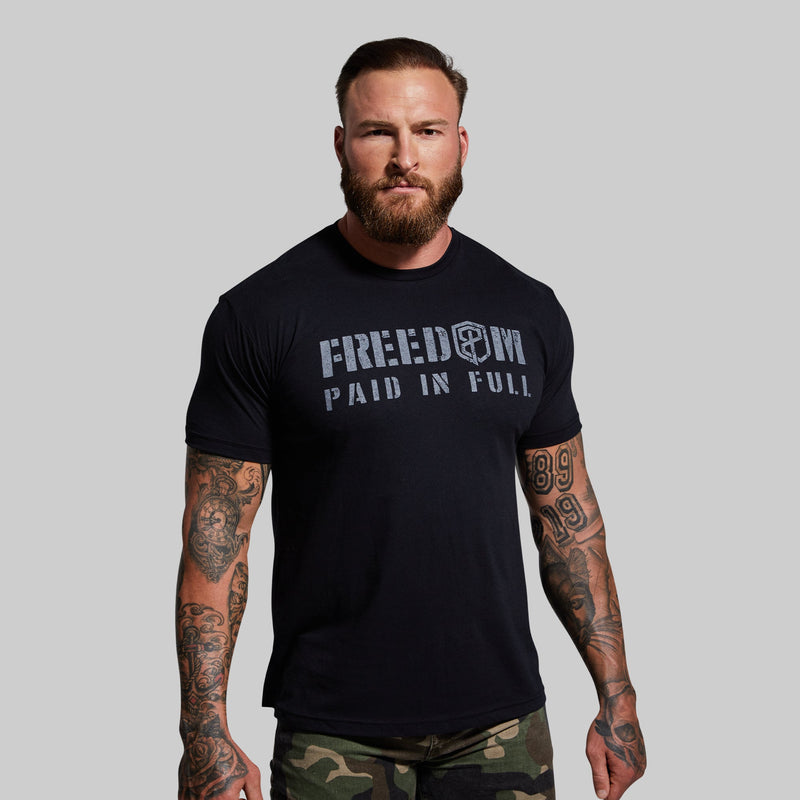 Freedom Paid In Full Tee (Black)