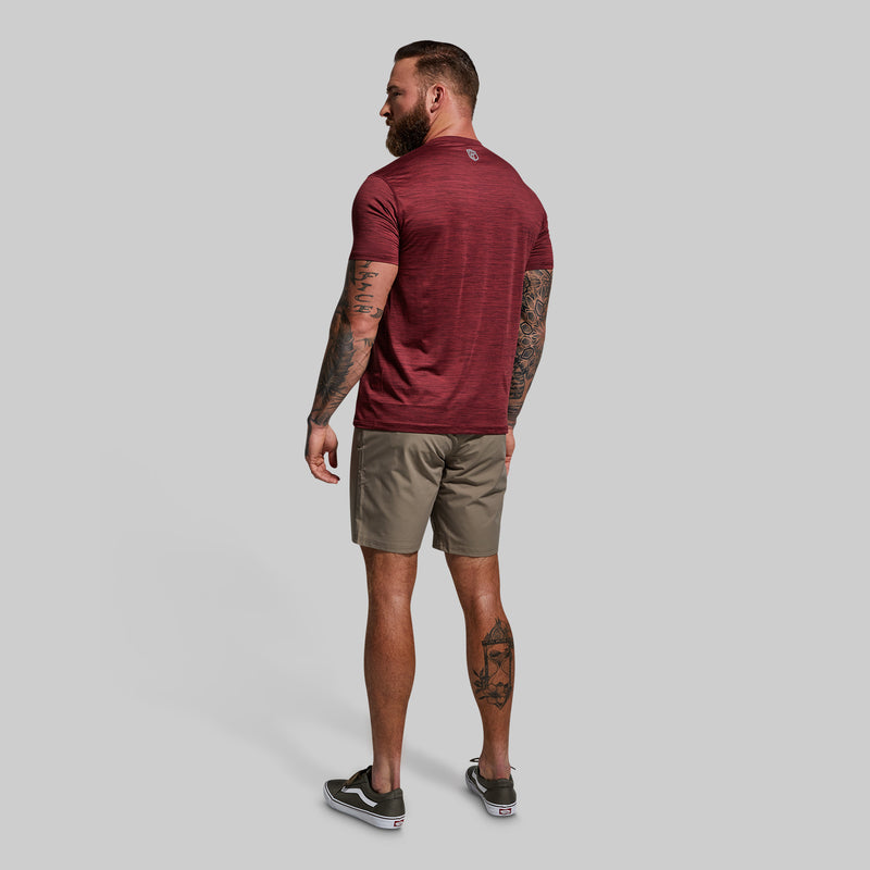 Athleisure Tee (Maroon)