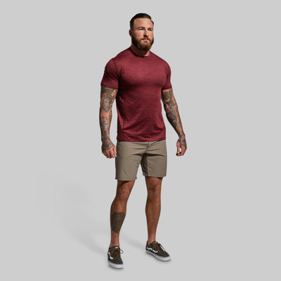 Athleisure Tee (Maroon)