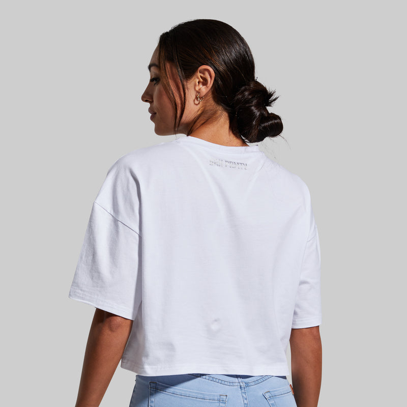 Training Crop Tee (White)