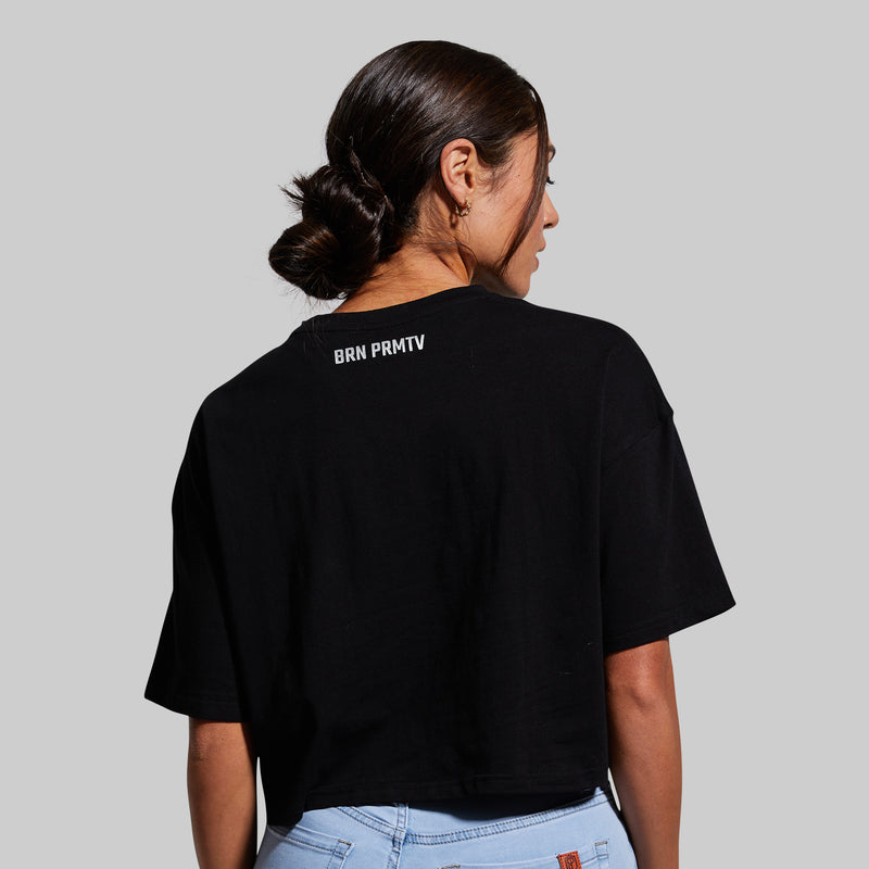 Training Crop Tee (Black)