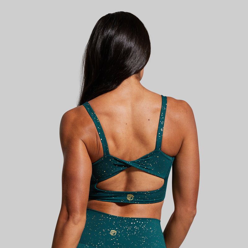 Your Go To Sports Bra (Pine Gold)
