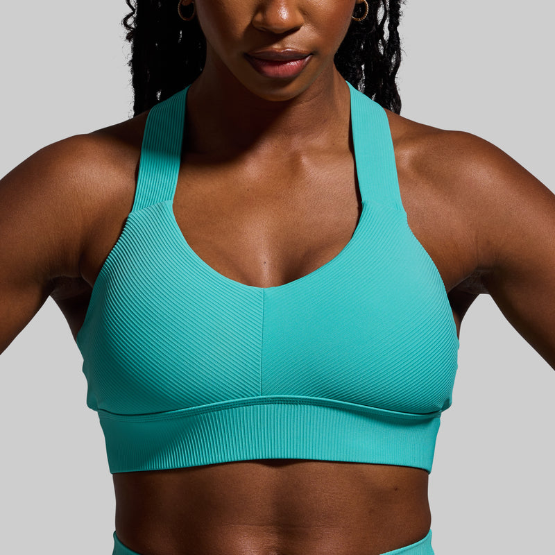 All or Nothing Sports Bra (Turquoise)