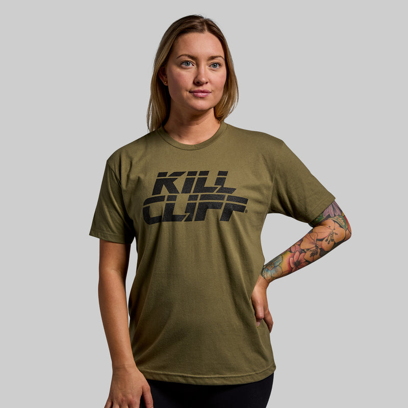 Kill Cliff Tee (Military Green-Stacked)