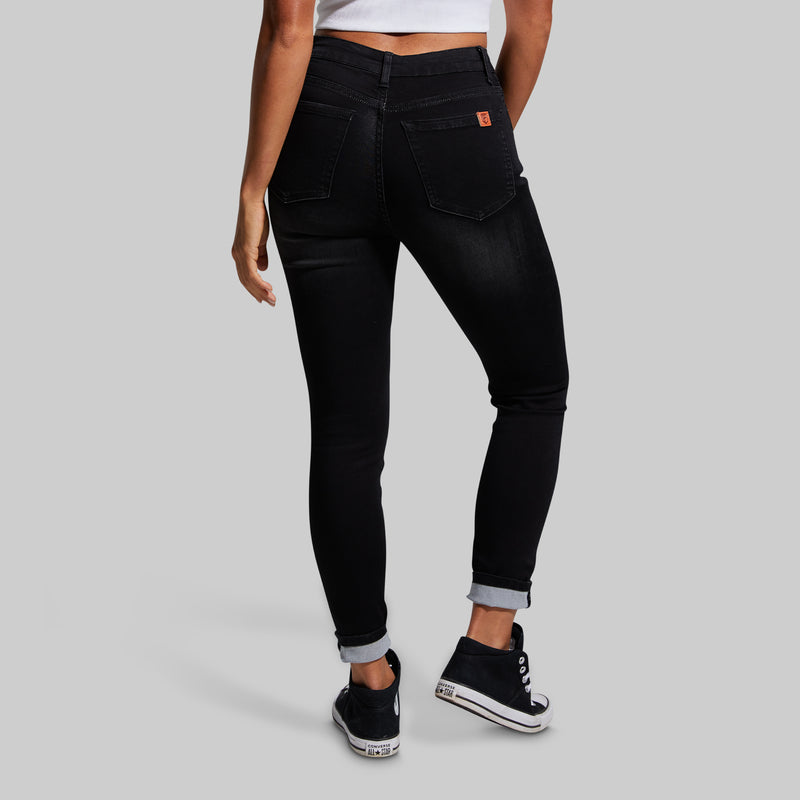 FLEX Stretchy High-Rise Skinny Jean (Black)