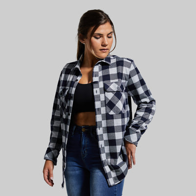 Woodsman Stretchy Flannel (Navy/White)