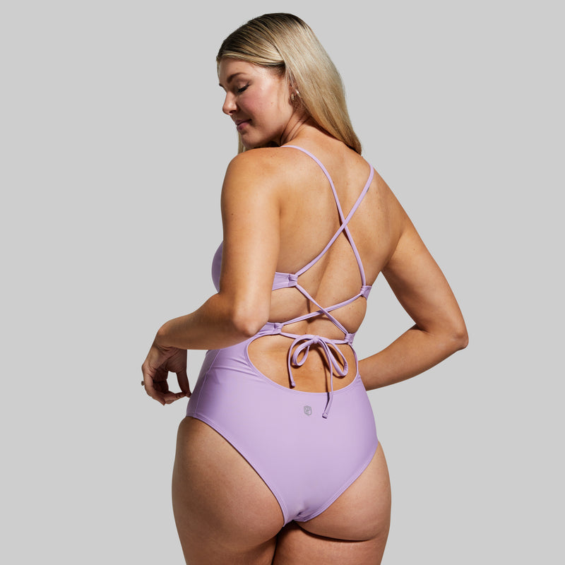 Waterfall One Piece Swimsuit (Orchid)