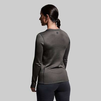 Women's Ridgeline Heavy Base Layer Top (Wolf Grey)