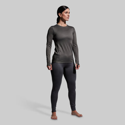 Women's Ridgeline Heavy Base Layer Bottom (Wolf Grey)