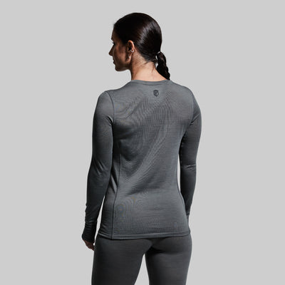 Women's Ridgeline Base Layer Top (Wolf Grey)