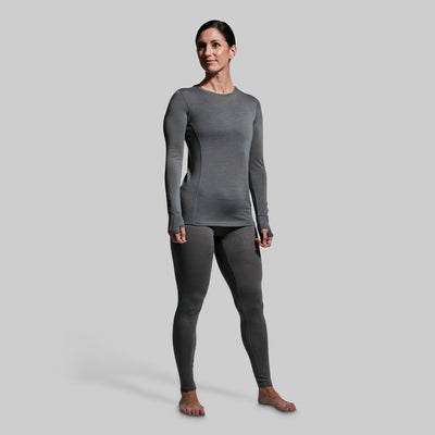 Women's Ridgeline Base Layer Top (Wolf Grey)