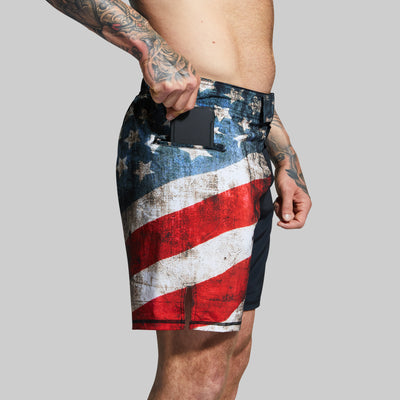 American Defender Short Velcro 3.0 (Patriot)