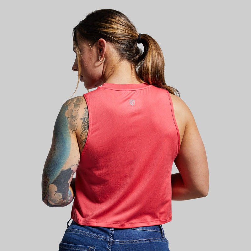 Subtle Flex Tank (Fiery Rose)