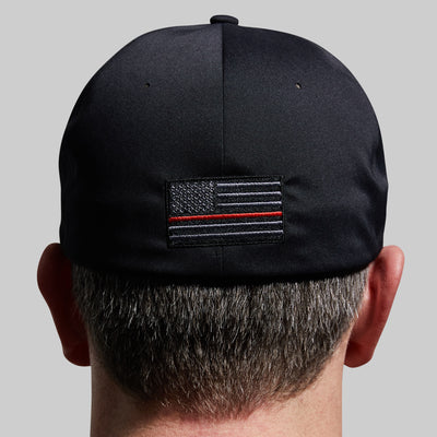 FlexFit Delta Hat (Thin Red Line)