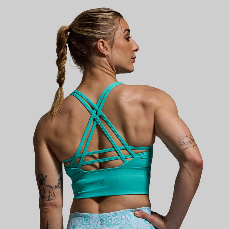 Crossfire Sports Bra (Turquoise)