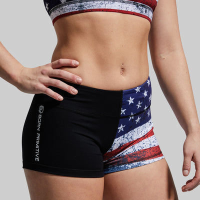 Double Take Booty Short (Patriot)