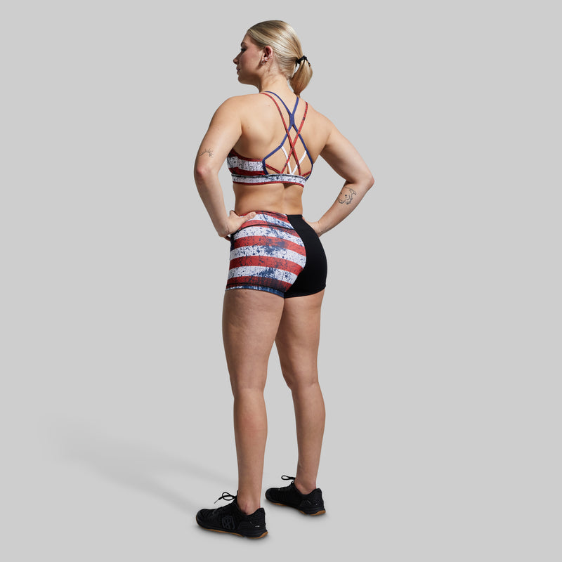 Double Take Booty Short (Patriot)