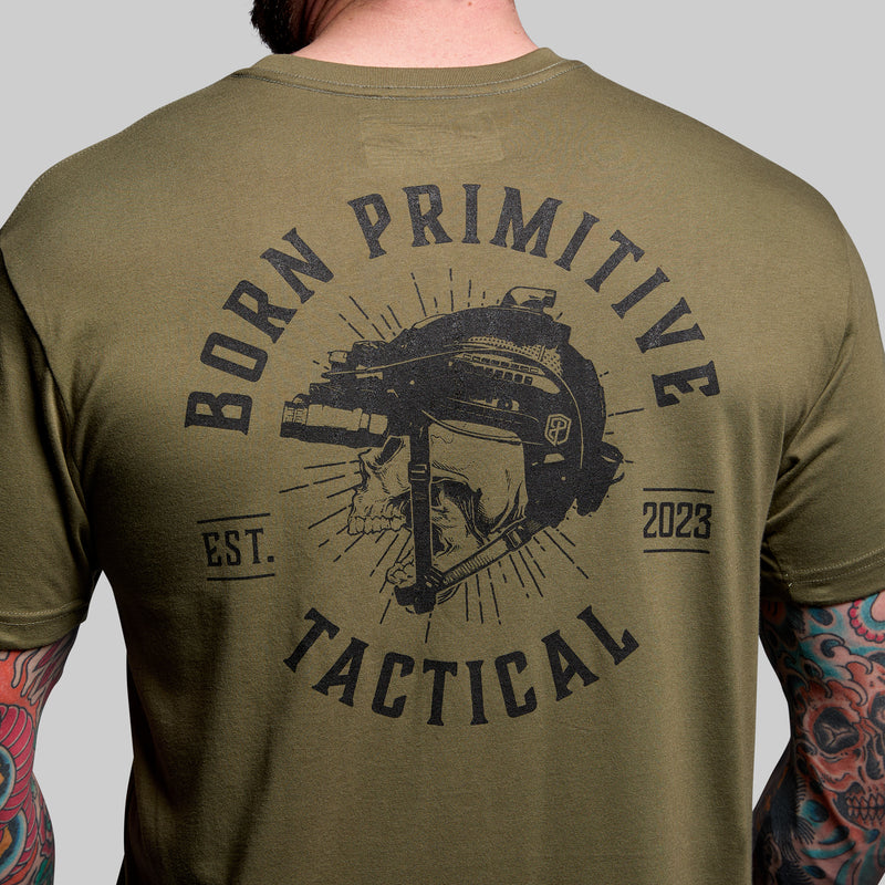 Tactical Skull Tee (Tactical Green)